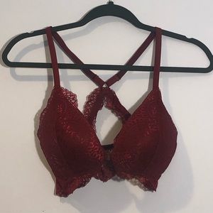 2 for 30‼️ NWOT La senza lace burgundy red bra